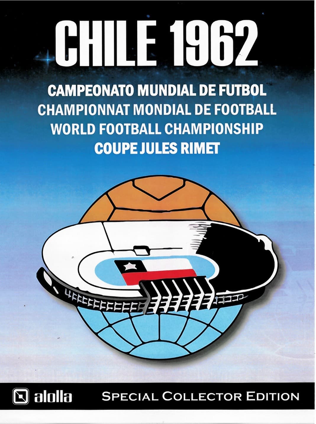 Capa do álbum Campeonato Mundial de Futbol CHILE 1962