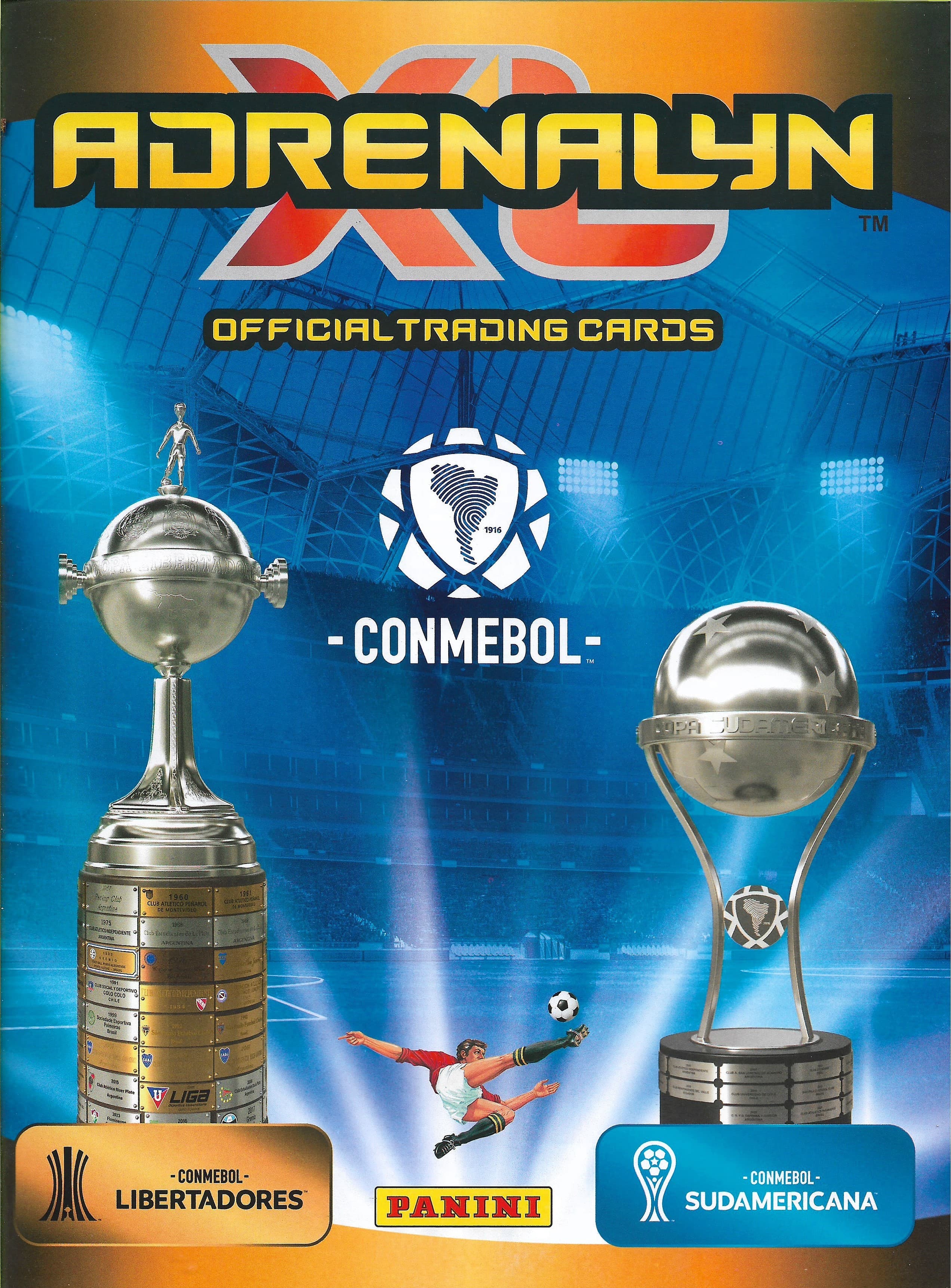 Capa do álbum Adrenalyn XL Conmebol libertadores/Sudamericana
