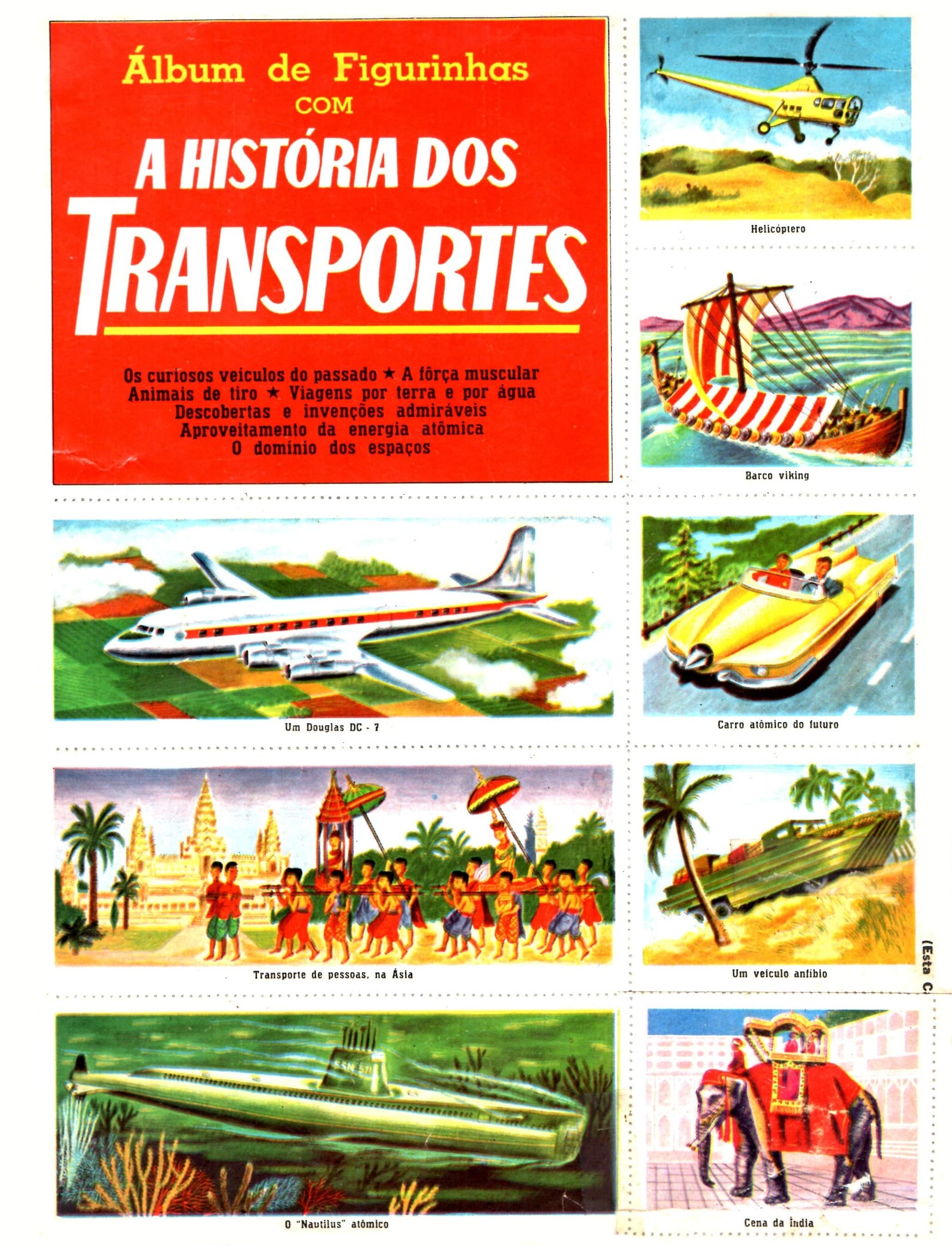 Capa do álbum A Historia dos Transportes