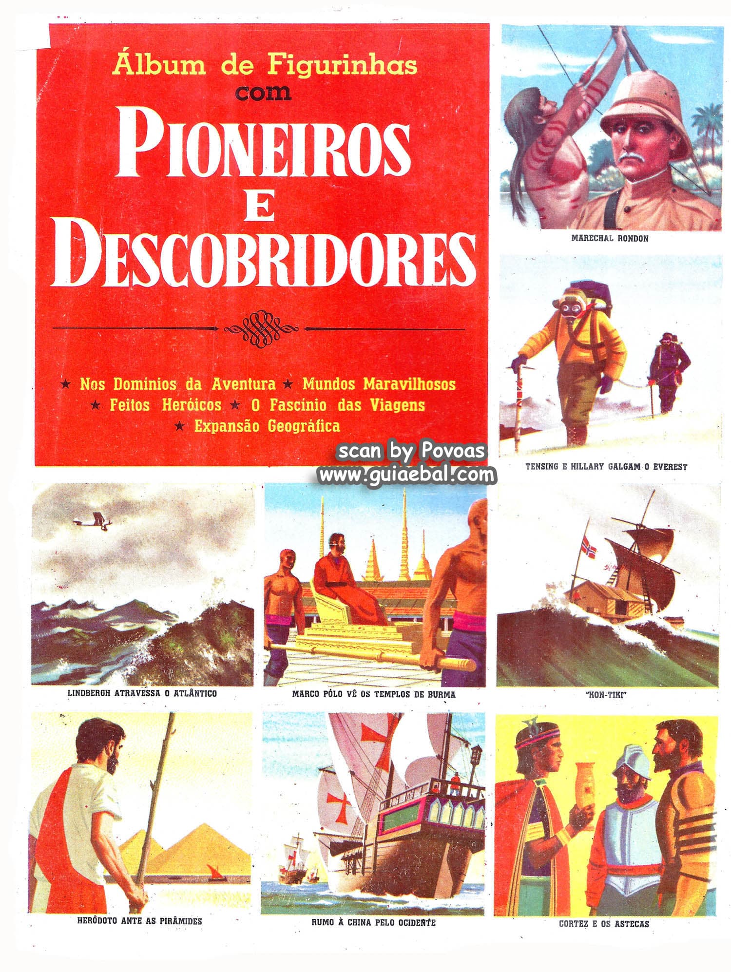 Capa do álbum Pioneiros e Descobridores
