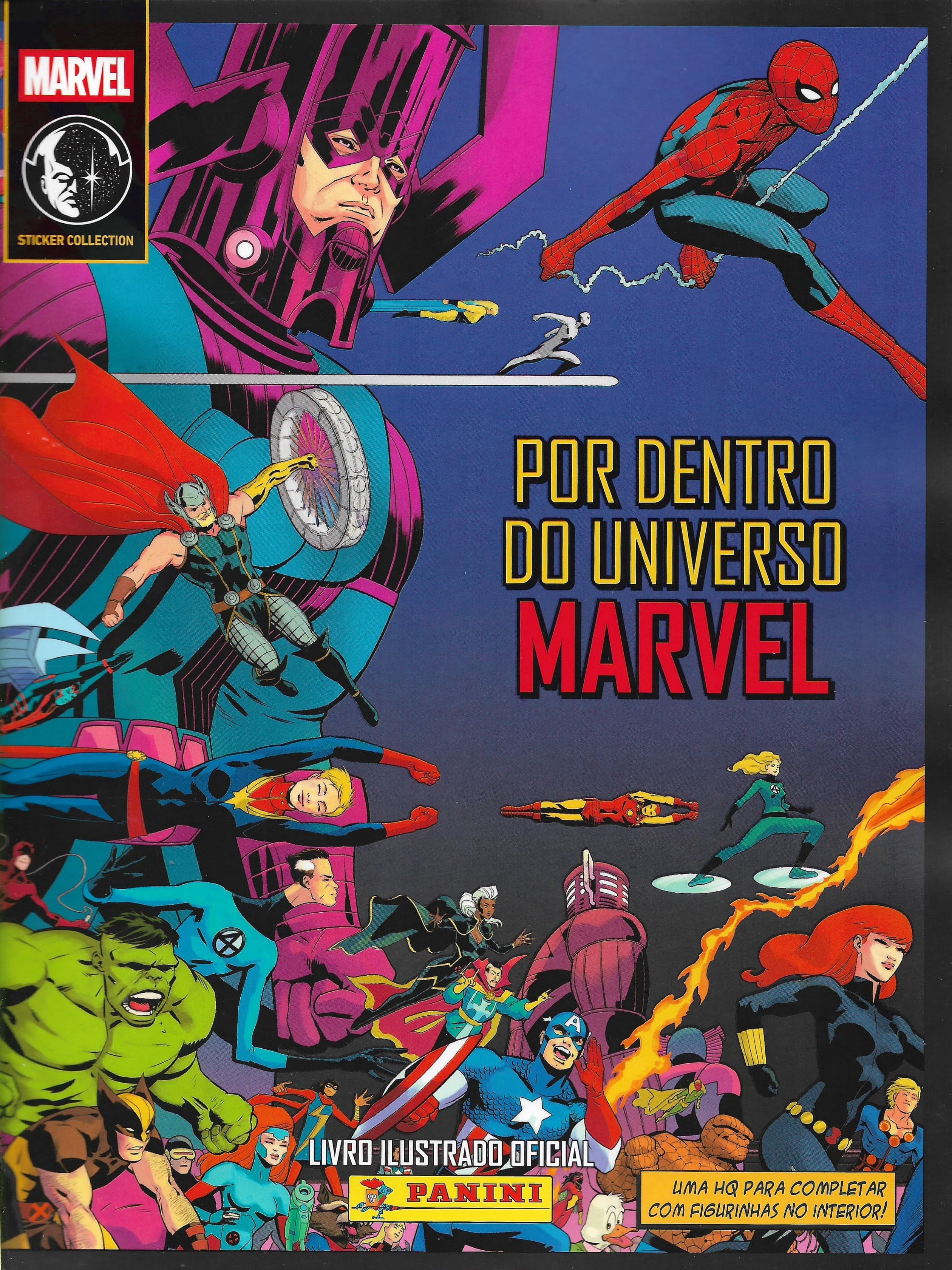 Capa do álbum Por dentro do Universo Marvel
