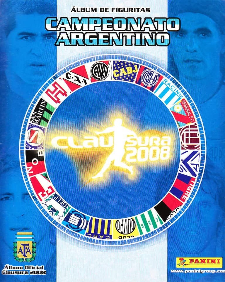 Capa do álbum Campeonato Argentino 2008