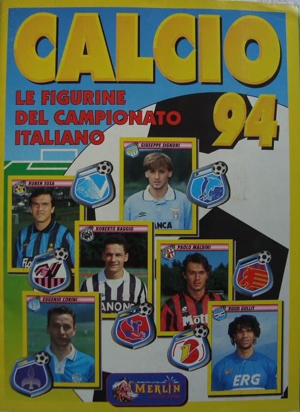 Capa do álbum Calcio 94 - Merlin