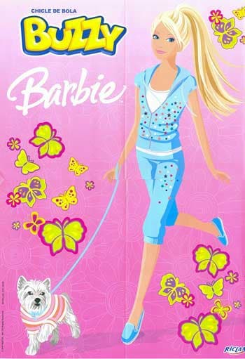 Capa do álbum Chicle de Bola Buzzy Barbie 2008