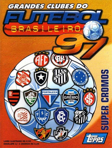 Capa do álbum Grandes Clubes do Futebol Brasileiro 1997
