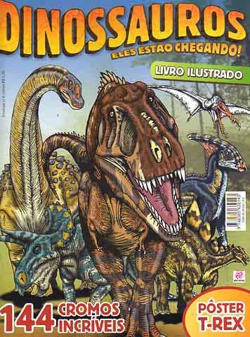 Capa do álbum Dinossauros - eles estão chegando!