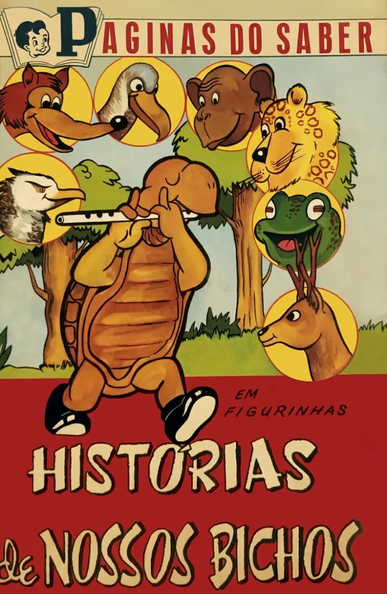 Capa do álbum Páginas do Saber - Histórias de Nossos Bichos