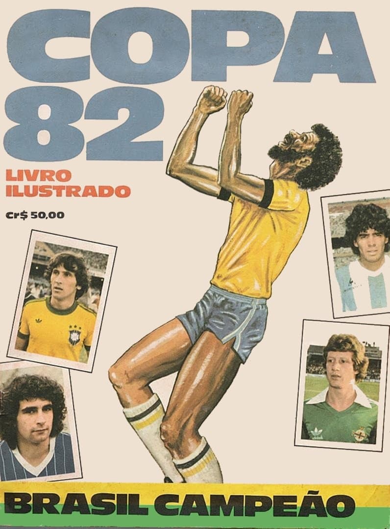 Capa do álbum Copa 82 - Brasil Campeão