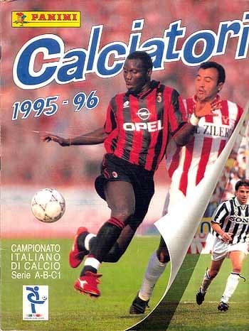 Capa do álbum Calciatori 1995-96