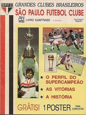 Capa do álbum Grandes Clubes Brasileiros - São Paulo Futebol Clube