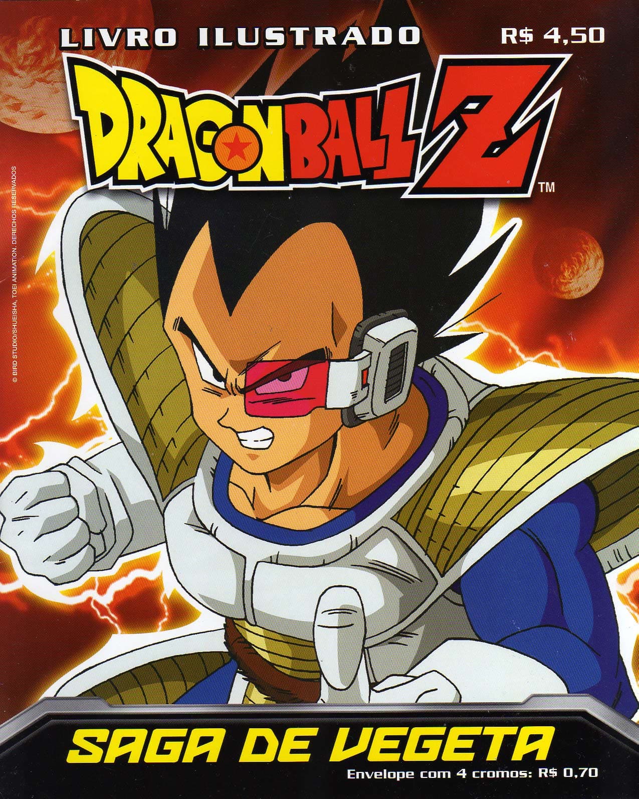 Capa do álbum DragonBall Z - Saga de Vegeta