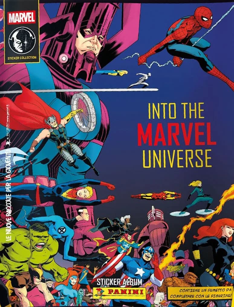 Capa do álbum Into the Marvel Universe
