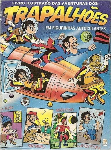 Capa do álbum Aventuras dos Trapalhões