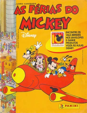 Capa do álbum As Férias do Mickey