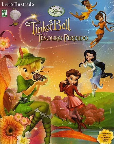 Capa do álbum TinkerBell e o Tesouro Perdido