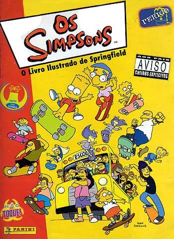 Capa do álbum Os Simpsons - O livro Ilustrado de Springfield
