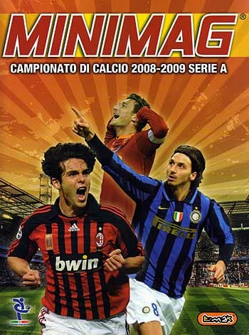 Capa do álbum Minimag Campionato di Calcio 2008-2009 Serie A