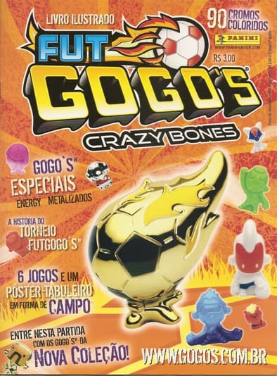 Capa do álbum Fut Gogo's Crazy Bones - Figurinhas