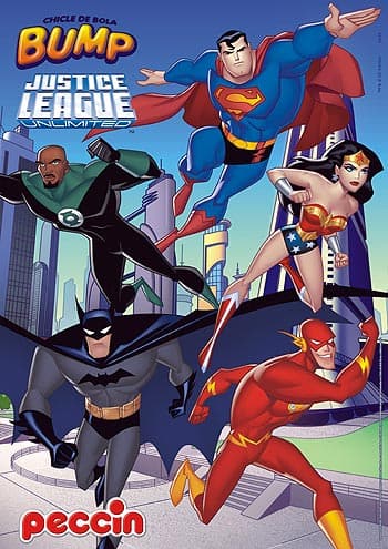 Capa do álbum Chicle de Bola Bump Justice League Unlimited