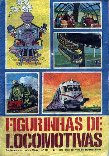 Capa do álbum Figurinhas de Locomotivas