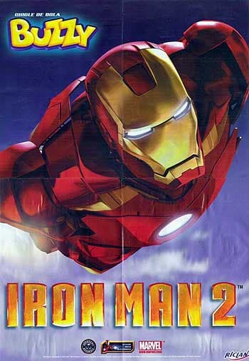 Capa do álbum Chicle de Bola Buzzy Iron Man 2
