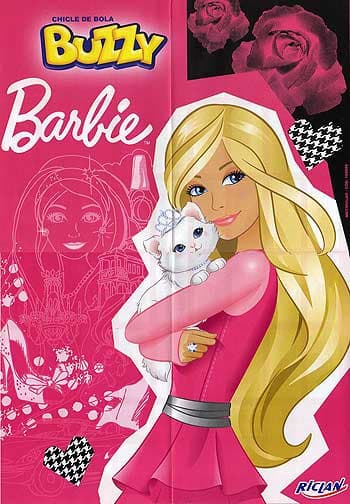 Capa do álbum Chicle de Bola Buzzy Barbie Fashion 2010