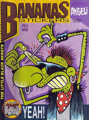 Capa do álbum Banana Stickers - O Livro Ilustrado de Angeli