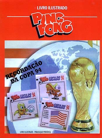 Capa do álbum Chicle de Bola Ping Pong Copa 1994
