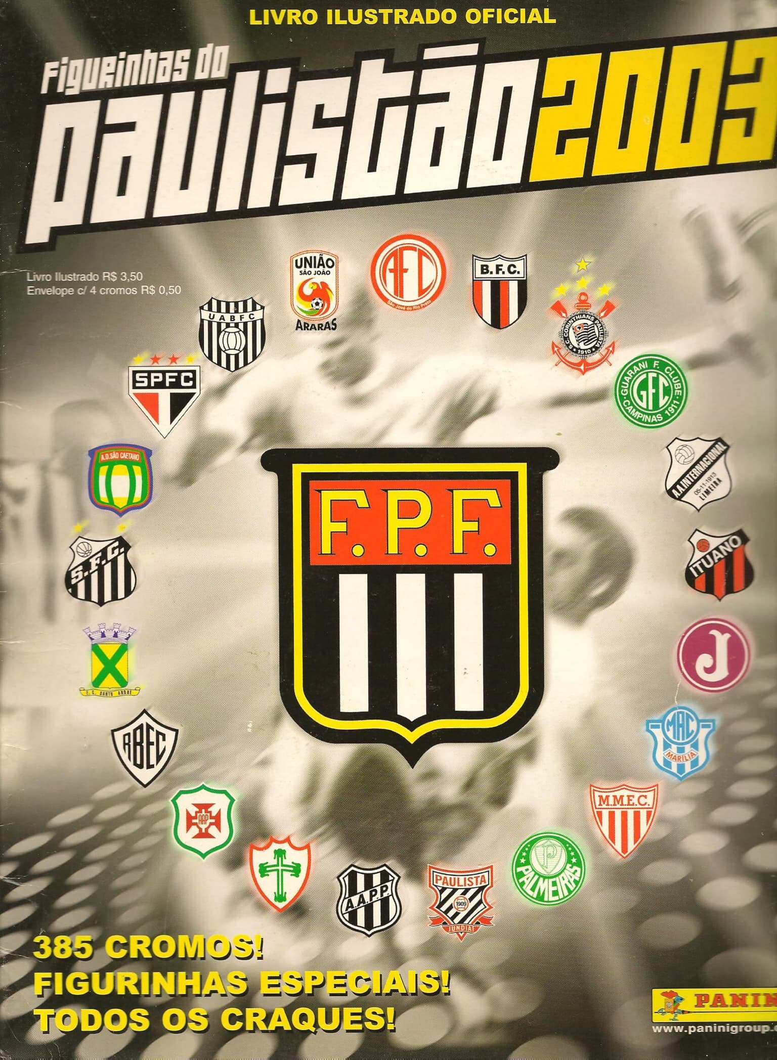 Capa do álbum Campeonato Paulista 2003