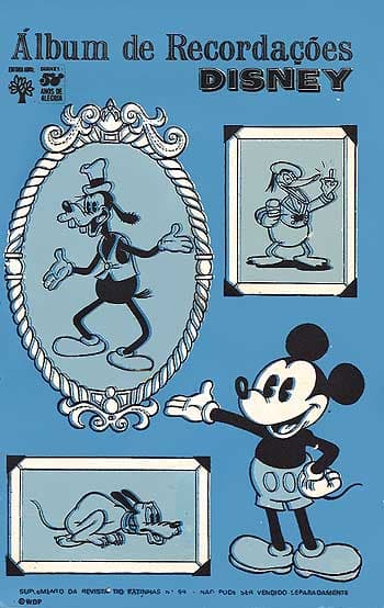 Capa do álbum Recordações Disney (Revista Tio Patinhas)