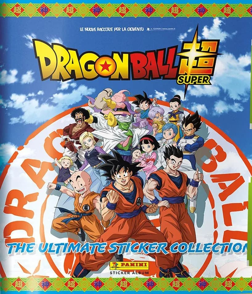 Capa do álbum Dragon Ball Super - Ultimate Sticker Collection