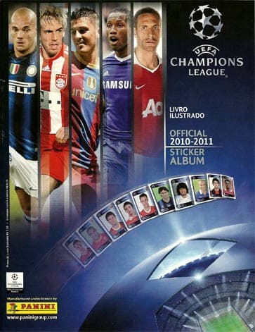 Capa do álbum UEFA Champions League 2010-2011