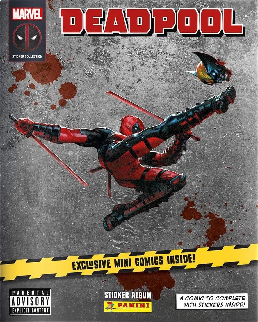 Capa do álbum Marvel Deadpool Sticker Collection