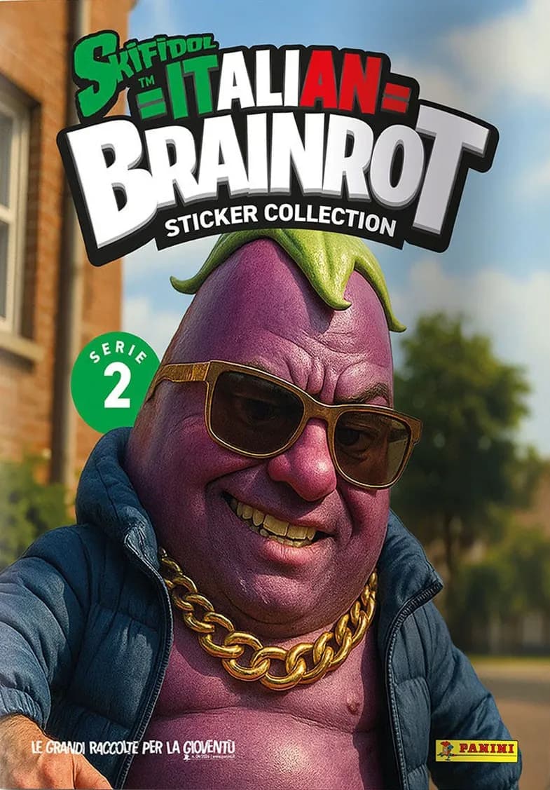 Capa do álbum Skifidol Italian Brainrot - Serie 2