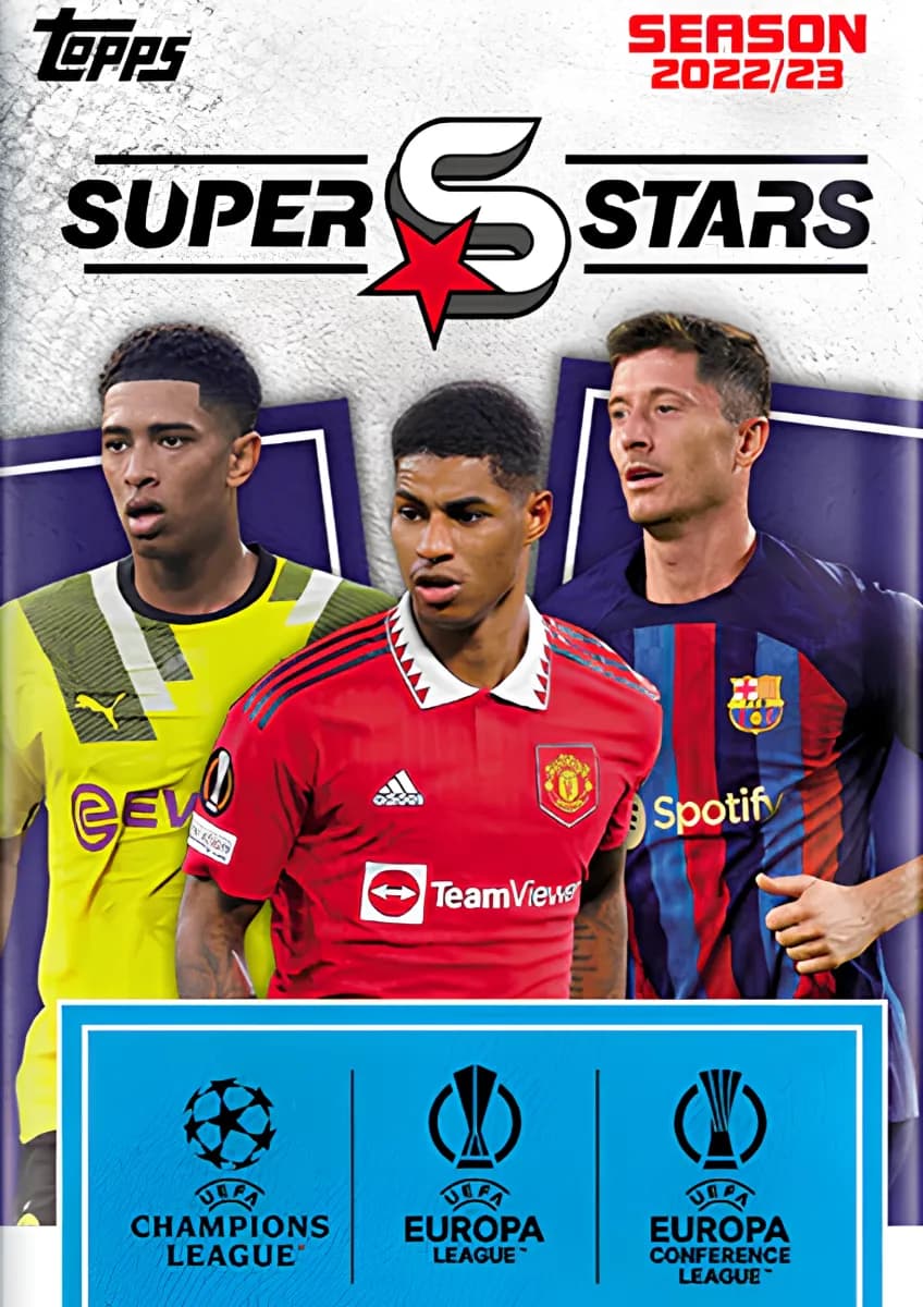 Capa do álbum UEFA Club Competitions Football Superstars 2022/23